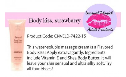 Body kiss, strawberry