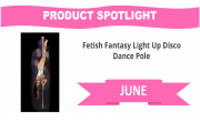 Fetish Fantasy Light Up Disco Dance Pole