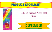 Light Up Rainbow Pecker Shot Glass