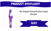 The Original Butterfly Kiss Purple Vibrator